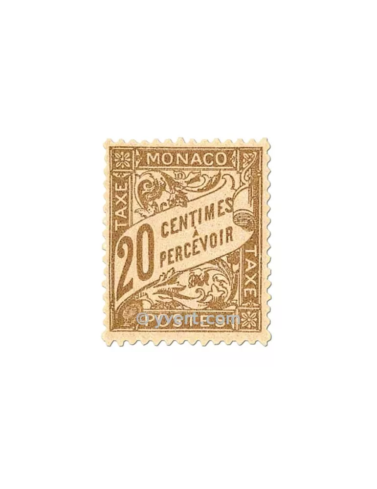 n° 18/26 -  Timbre Monaco Taxe