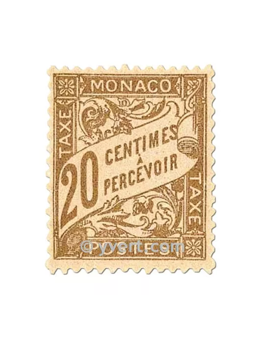 n° 18/26 -  Timbre Monaco Taxe