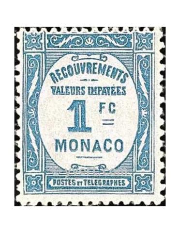 n° 27 -  Timbre Monaco Taxe 2