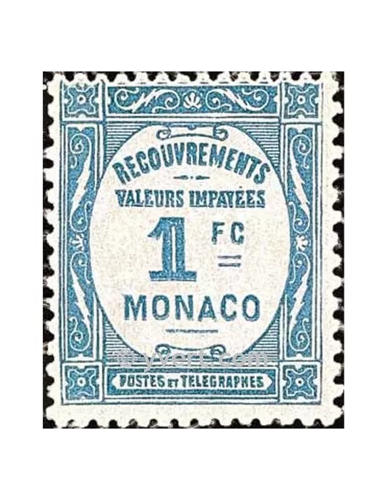 n° 27 -  Timbre Monaco Taxe