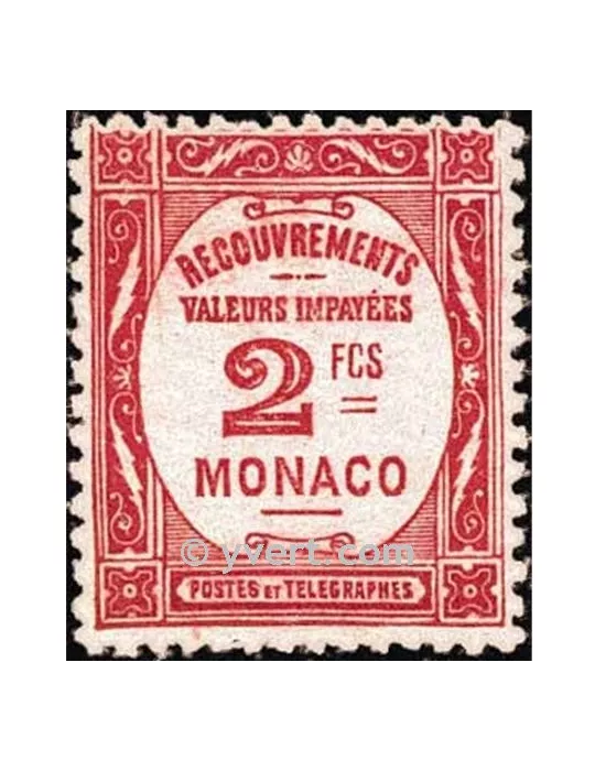 n° 28 -  Timbre Monaco Taxe