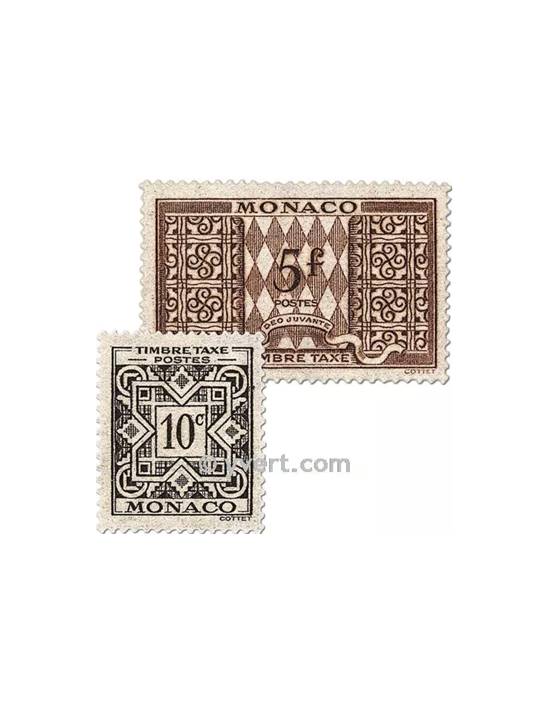n° 29/39 -  Timbre Monaco Taxe