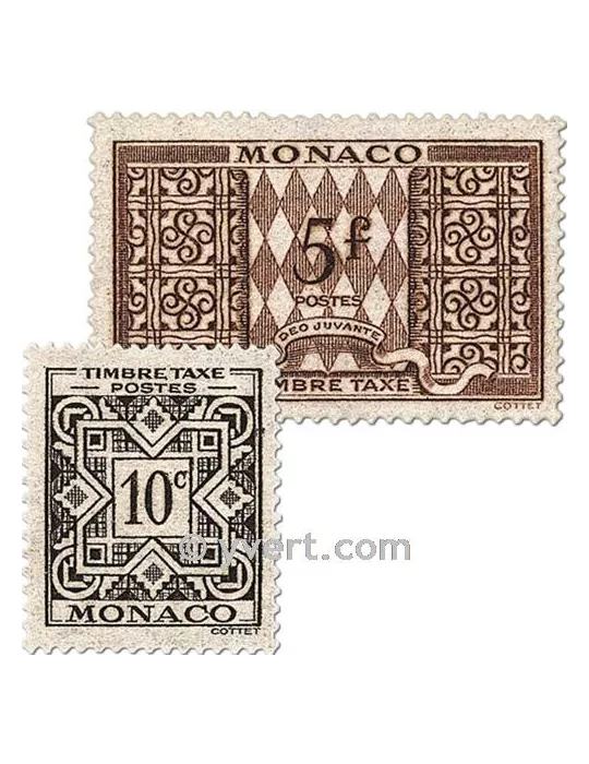 n° 29/39 -  Timbre Monaco Taxe