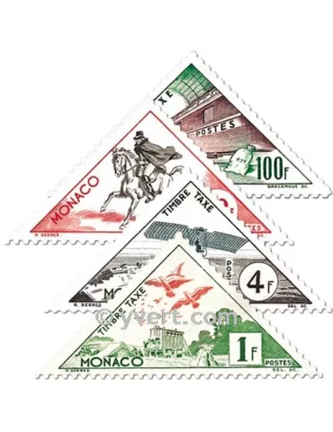 n° 39A/55 -  Timbre Monaco Taxe 2