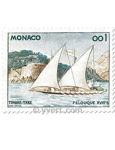 n° 56/62 -  Timbre Monaco Taxe 2