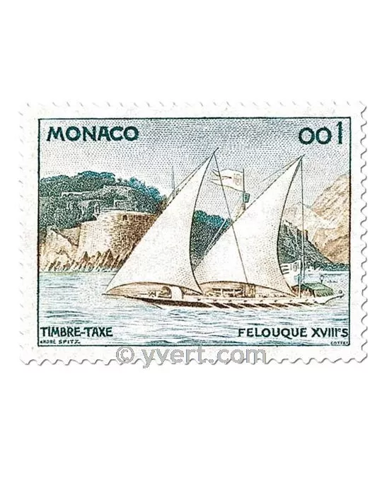 n° 56/62 -  Timbre Monaco Taxe