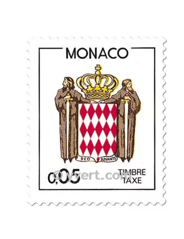 n° 75/82 -  Timbre Monaco Taxe 2