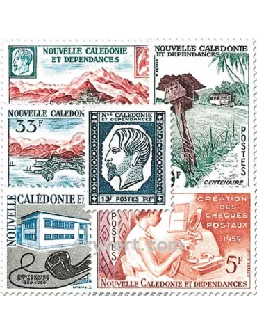 n° 295/301 -  Timbre Nelle-Calédonie Poste 2