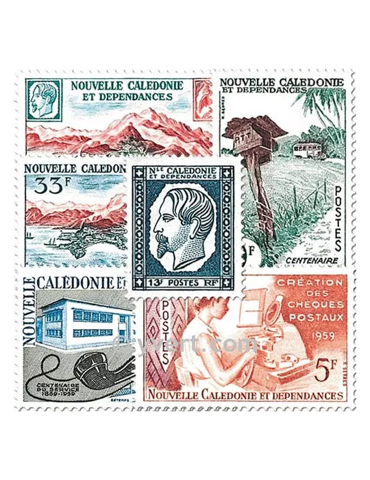 n° 295/301 -  Timbre Nelle-Calédonie Poste