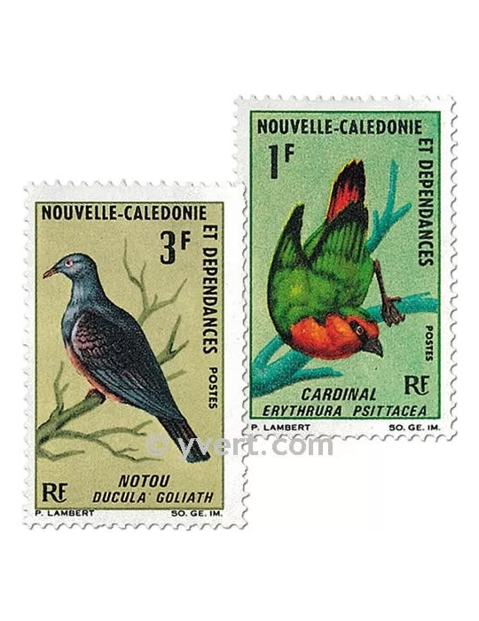 n° 330/331 -  Timbre Nelle-Calédonie Poste