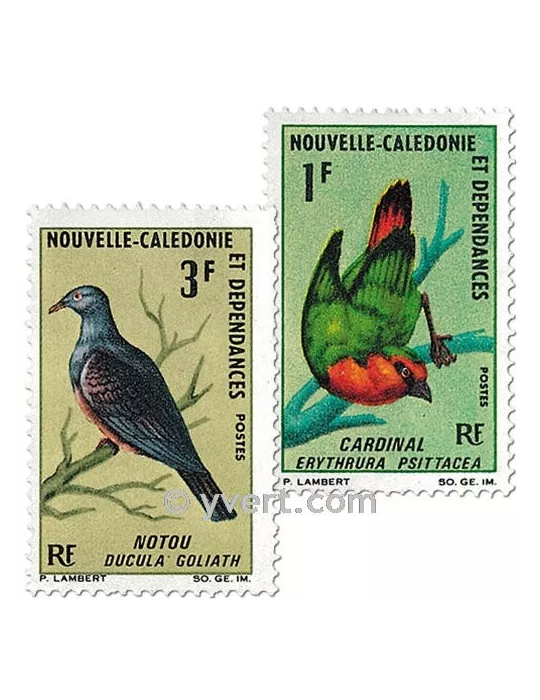 n° 330/331 -  Timbre Nelle-Calédonie Poste