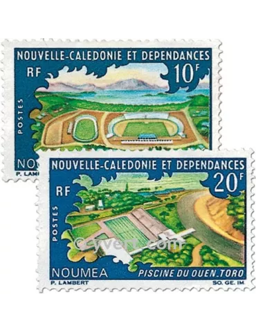 n° 337/338 -  Timbre Nelle-Calédonie Poste 2