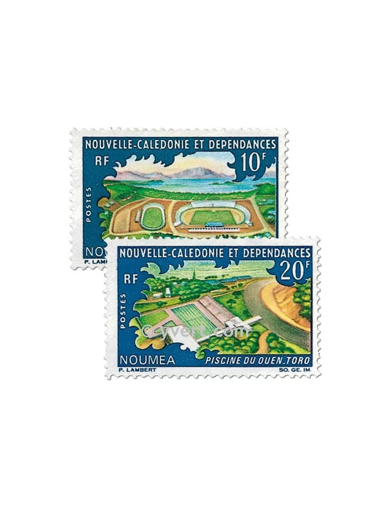 n° 337/338 -  Timbre Nelle-Calédonie Poste