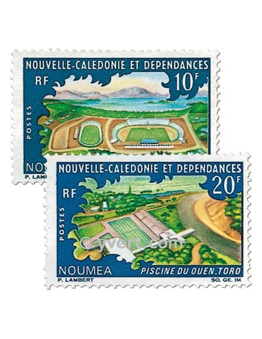 n° 337/338 -  Timbre Nelle-Calédonie Poste