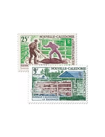 n° 356/357 -  Timbre Nelle-Calédonie Poste