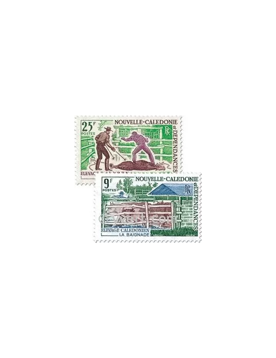 n° 356/357 -  Timbre Nelle-Calédonie Poste