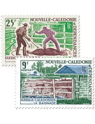 n° 356/357 -  Timbre Nelle-Calédonie Poste 2