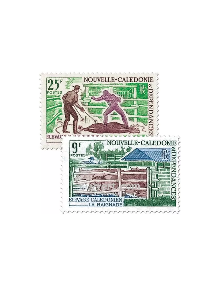 n° 356/357 -  Timbre Nelle-Calédonie Poste