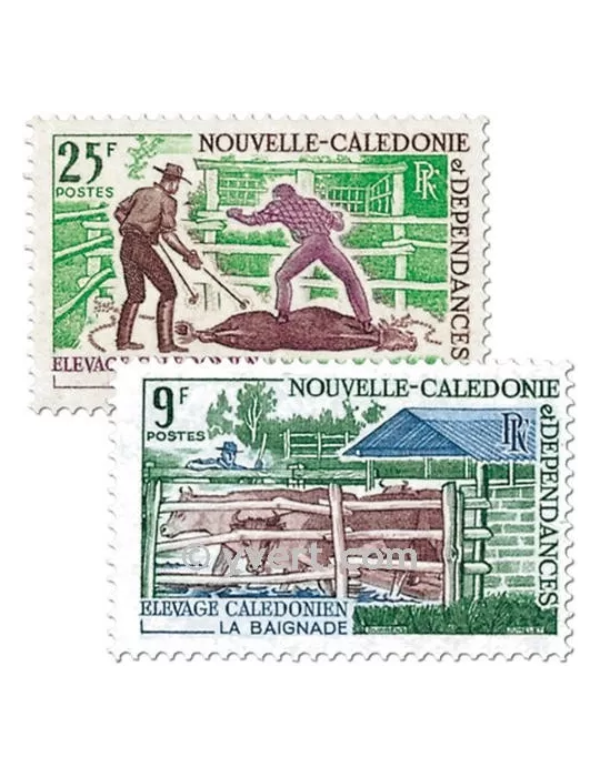 n° 356/357 -  Timbre Nelle-Calédonie Poste