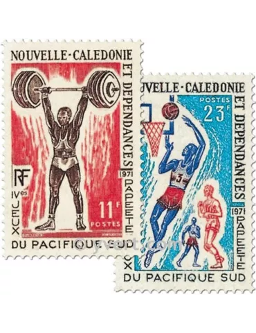 n° 375/376 -  Timbre Nelle-Calédonie Poste 2