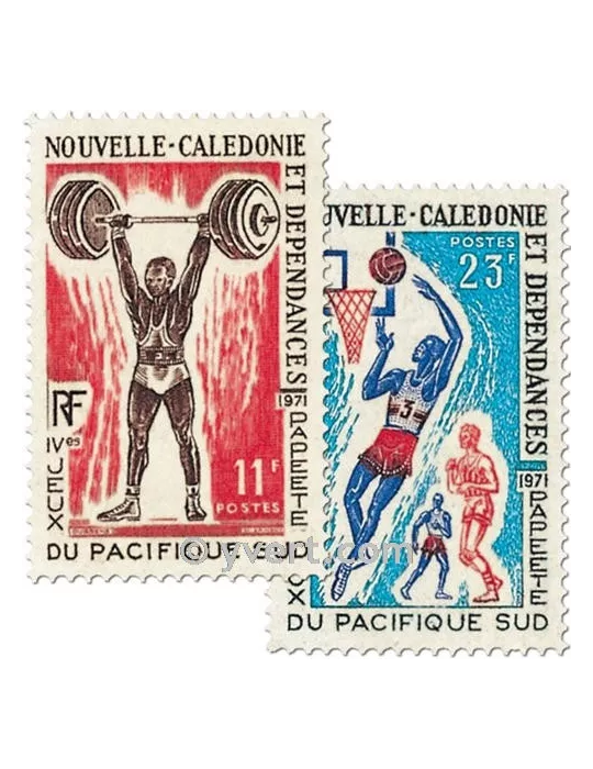n° 375/376 -  Timbre Nelle-Calédonie Poste