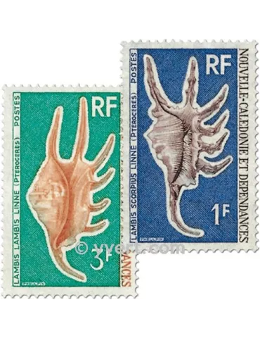 n° 379/380 -  Timbre Nelle-Calédonie Poste 2