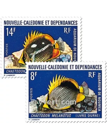 n° 387/388 -  Timbre Nelle-Calédonie Poste 2