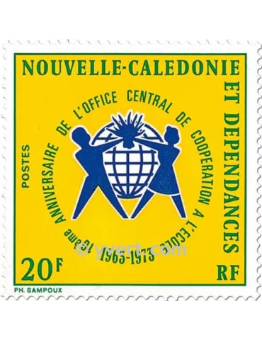 n° 389 -  Timbre Nelle-Calédonie Poste 2