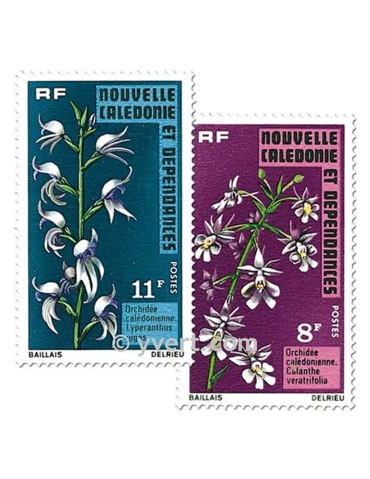 n° 392/393 -  Timbre Nelle-Calédonie Poste