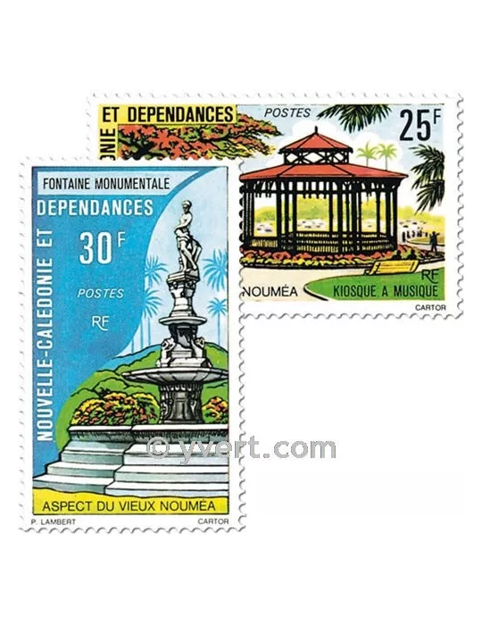 n° 402/403 -  Timbre Nelle-Calédonie Poste