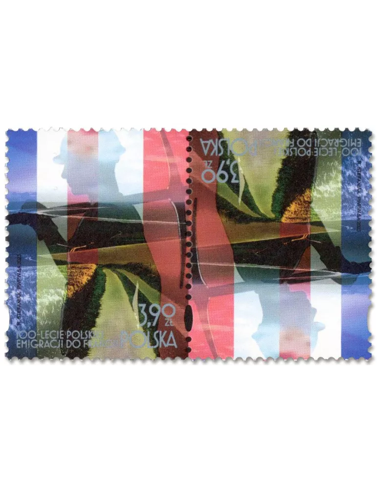 n° 5037 (se tenant tête-bêche) - Timbre POLOGNE Poste