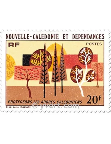 n° 412 -  Timbre Nelle-Calédonie Poste 2