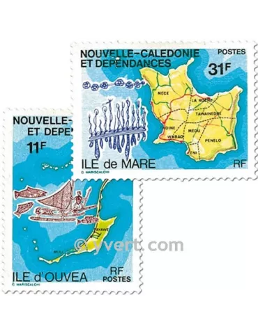 n° 426/427 -  Timbre Nelle-Calédonie Poste 2
