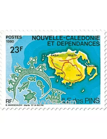 n° 435 -  Timbre Nelle-Calédonie Poste 2