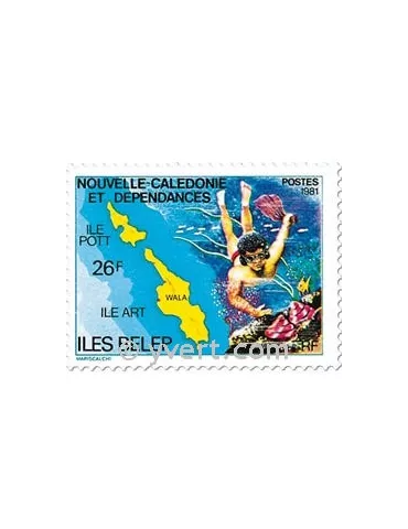 n° 445 -  Timbre Nelle-Calédonie Poste