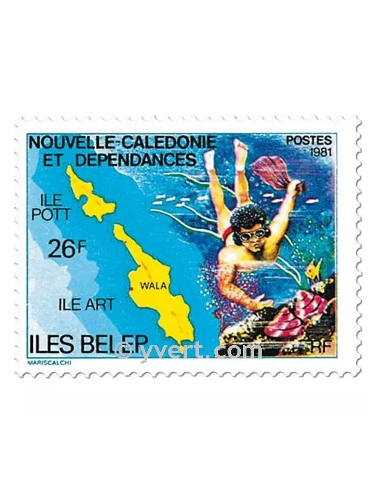 n° 445 -  Timbre Nelle-Calédonie Poste