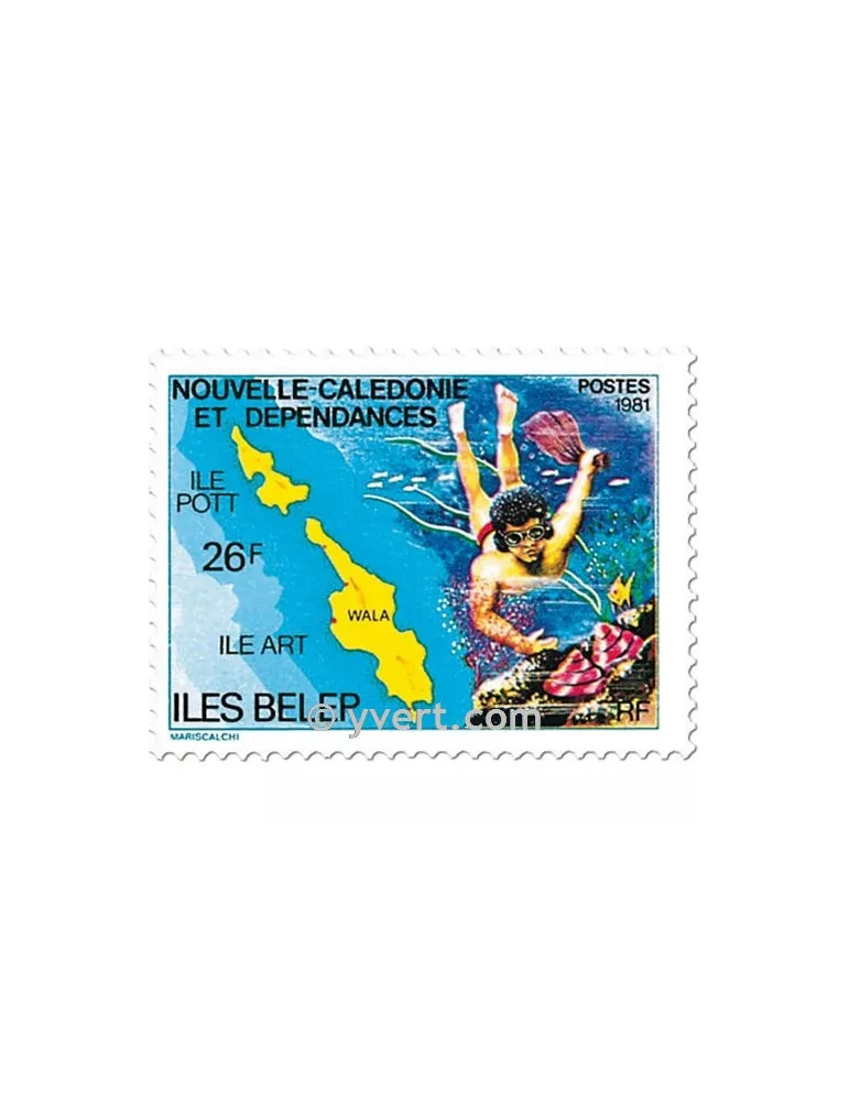 n° 445 -  Timbre Nelle-Calédonie Poste