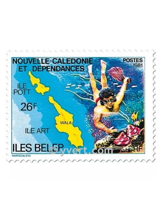n° 445 -  Timbre Nelle-Calédonie Poste