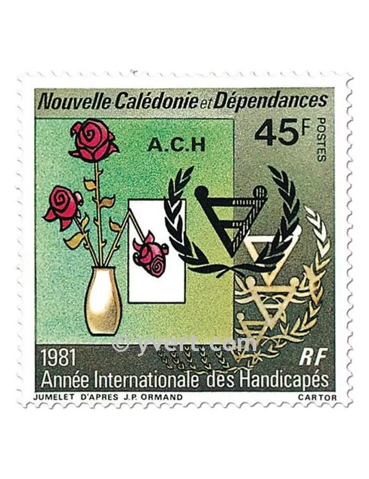 n° 451 -  Timbre Nelle-Calédonie Poste
