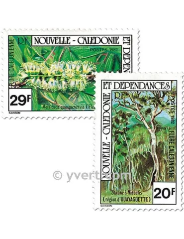 n° 457/458 -  Timbre Nelle-Calédonie Poste 2