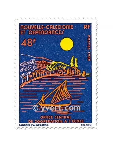 n° 464 -  Timbre Nelle-Calédonie Poste 2