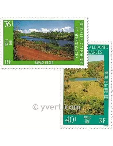 n° 525/526 -  Timbre Nelle-Calédonie Poste 2