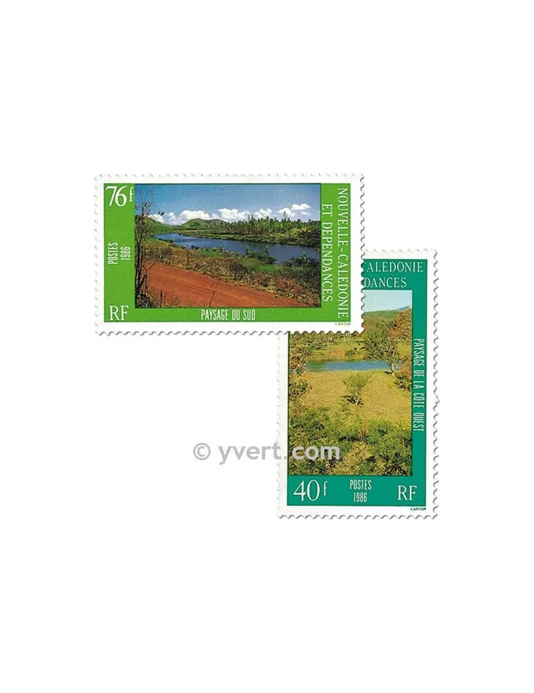 n° 525/526 -  Timbre Nelle-Calédonie Poste