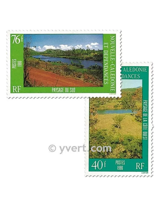 n° 525/526 -  Timbre Nelle-Calédonie Poste
