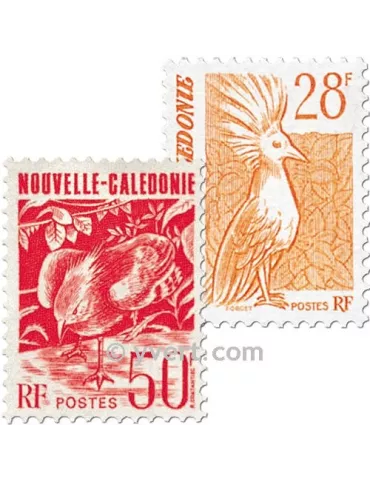 n° 587/588 -  Timbre Nelle-Calédonie Poste 2