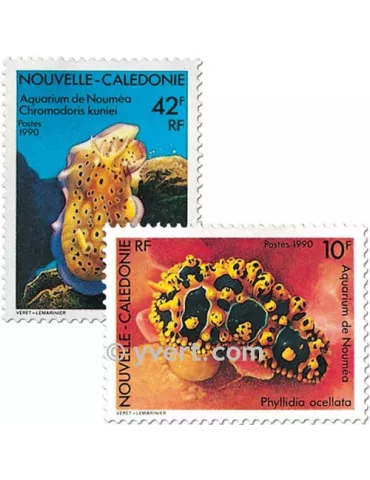n° 594/595 -  Timbre Nelle-Calédonie Poste 2