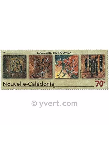 n° 805 -  Timbre Nelle-Calédonie Poste 2