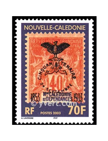 n° 889 -  Timbre Nelle-Calédonie Poste 2