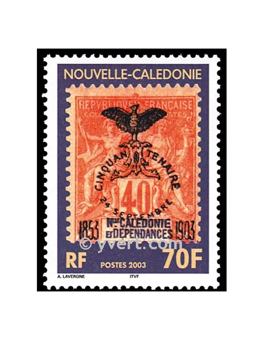 n° 889 -  Timbre Nelle-Calédonie Poste