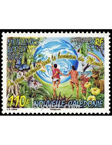 n° 1032 -  Timbre Nelle-Calédonie Poste 2